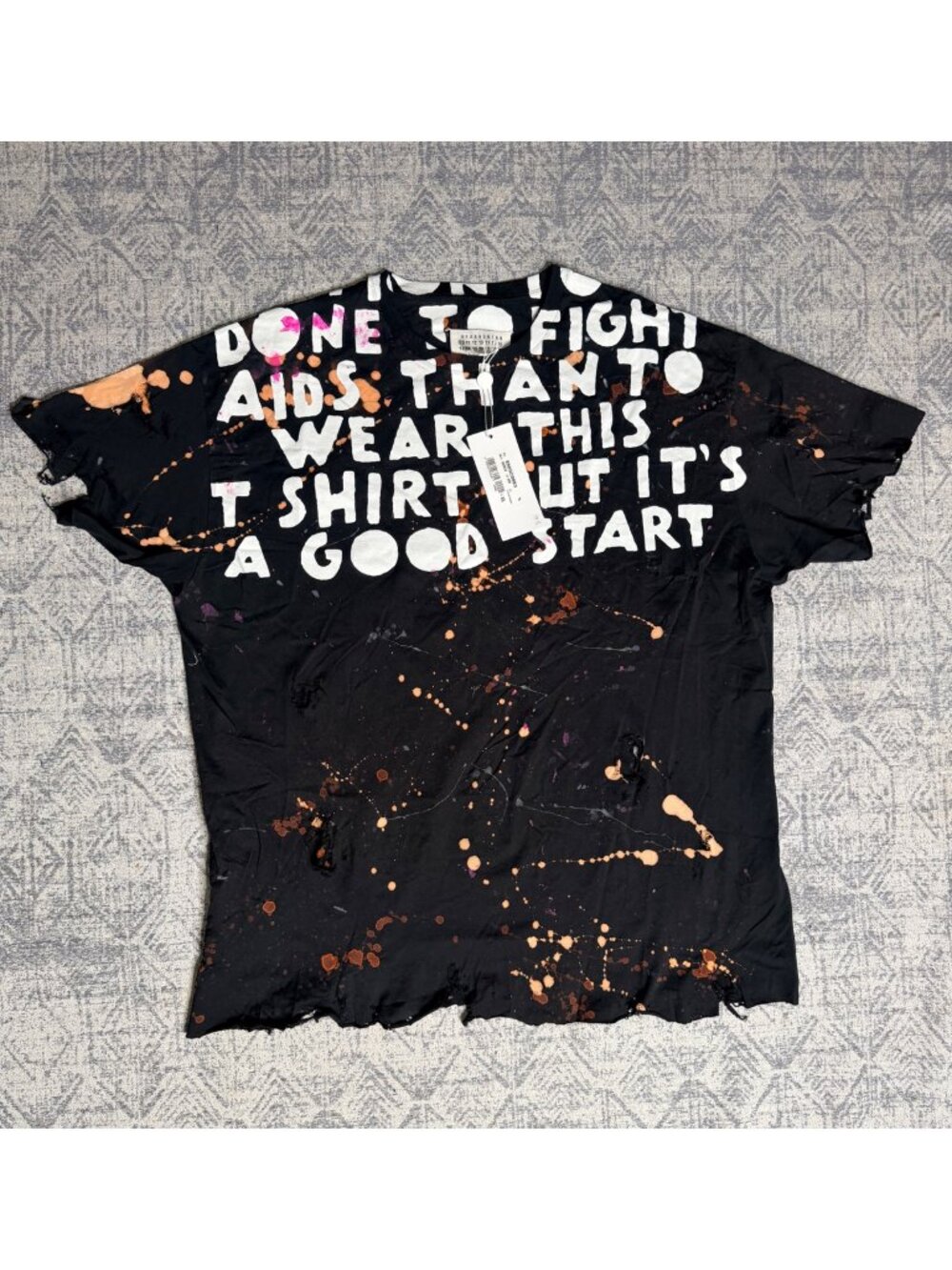 Maison Margiela x Dro Lab Custom 1/1 Reworked Maison Margiela AIDS Charity Overs